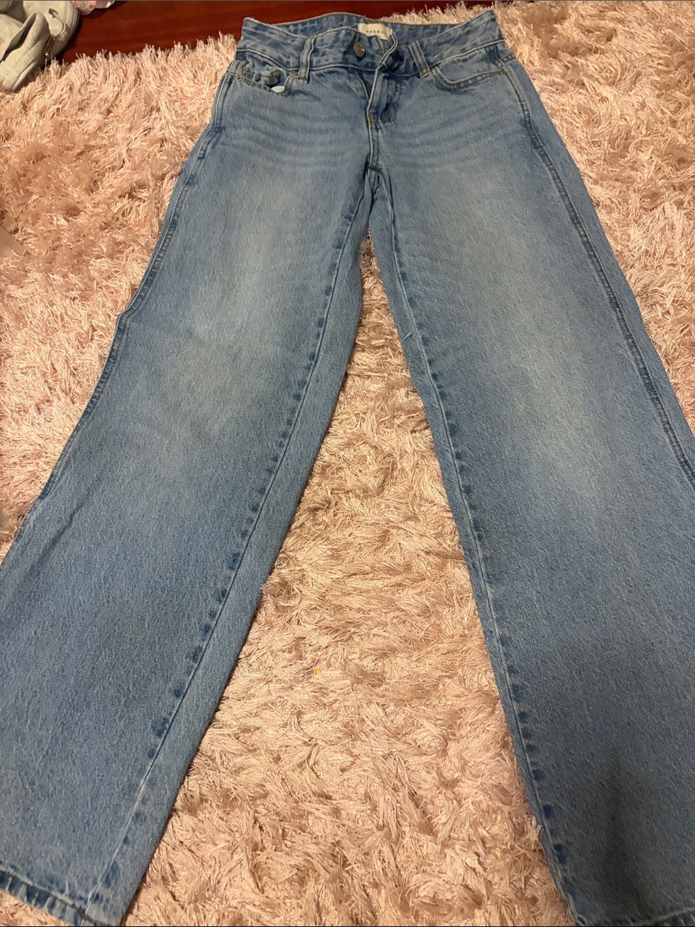 PacSun Light Blue Wide-Leg High-Rise Jeans